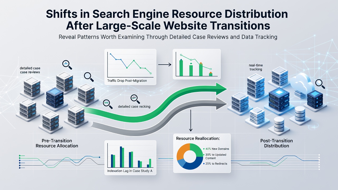 Shifts in Search Engine Resource Distribution After Large-Scale Website Transitions Reveal Patterns Worth Examining Through Detailed Case Reviews and Data Tracking